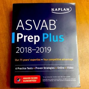 ASVAB Prep Plus book